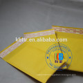 Yellow white custom printed self sealed cushion air kraft bubble envelope